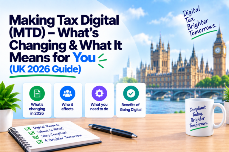 Making Tax Digital (MTD) – What’s Changing & What It Means for You (UK 2026 Guide)